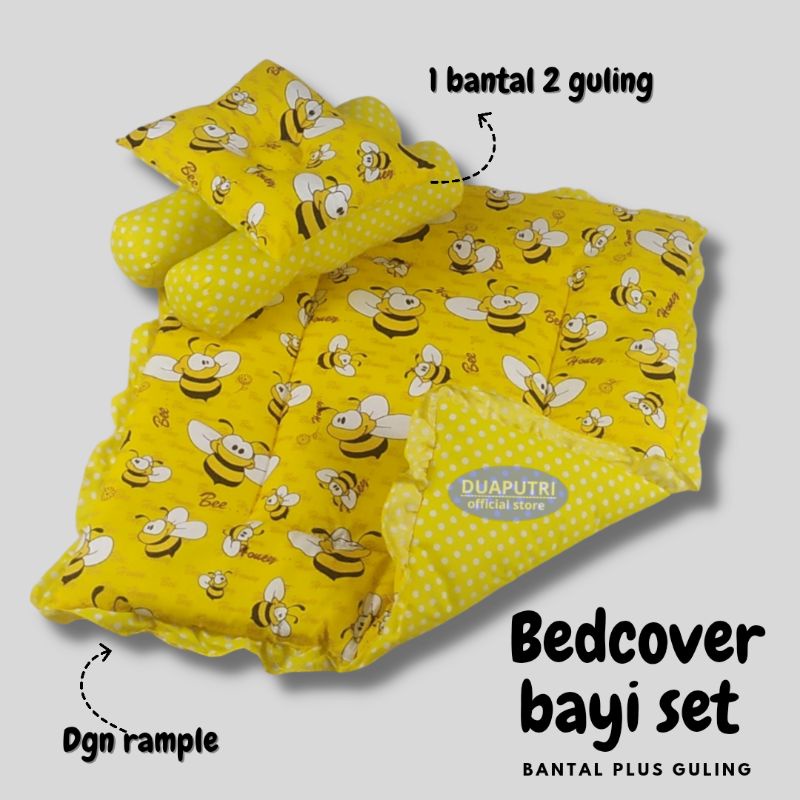 BEDCOVER NEWBORN RUMBAI SET / RUMBAISET#SINGA TOSCA