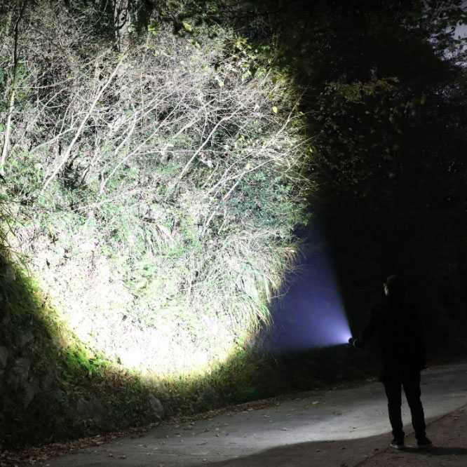 Senter Led Tactical Superterang Usb Anti Air Lampu Senter Led Superterang P50 Flashlight