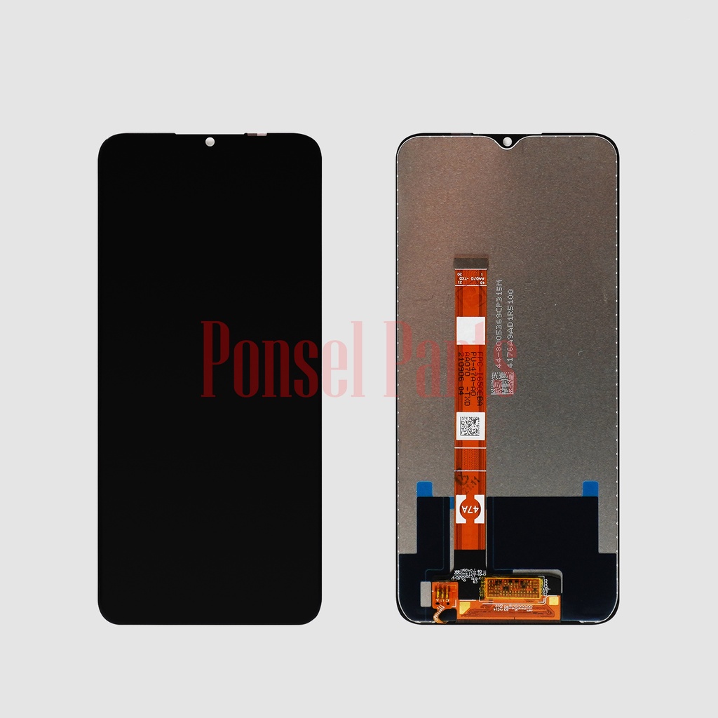 LCD Touchscreen Compatible for Oppo A16 / Realme C25S / C25 OEM Black