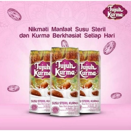 MINUMAN TUJUH KURMA SUSU STERIL 200ML