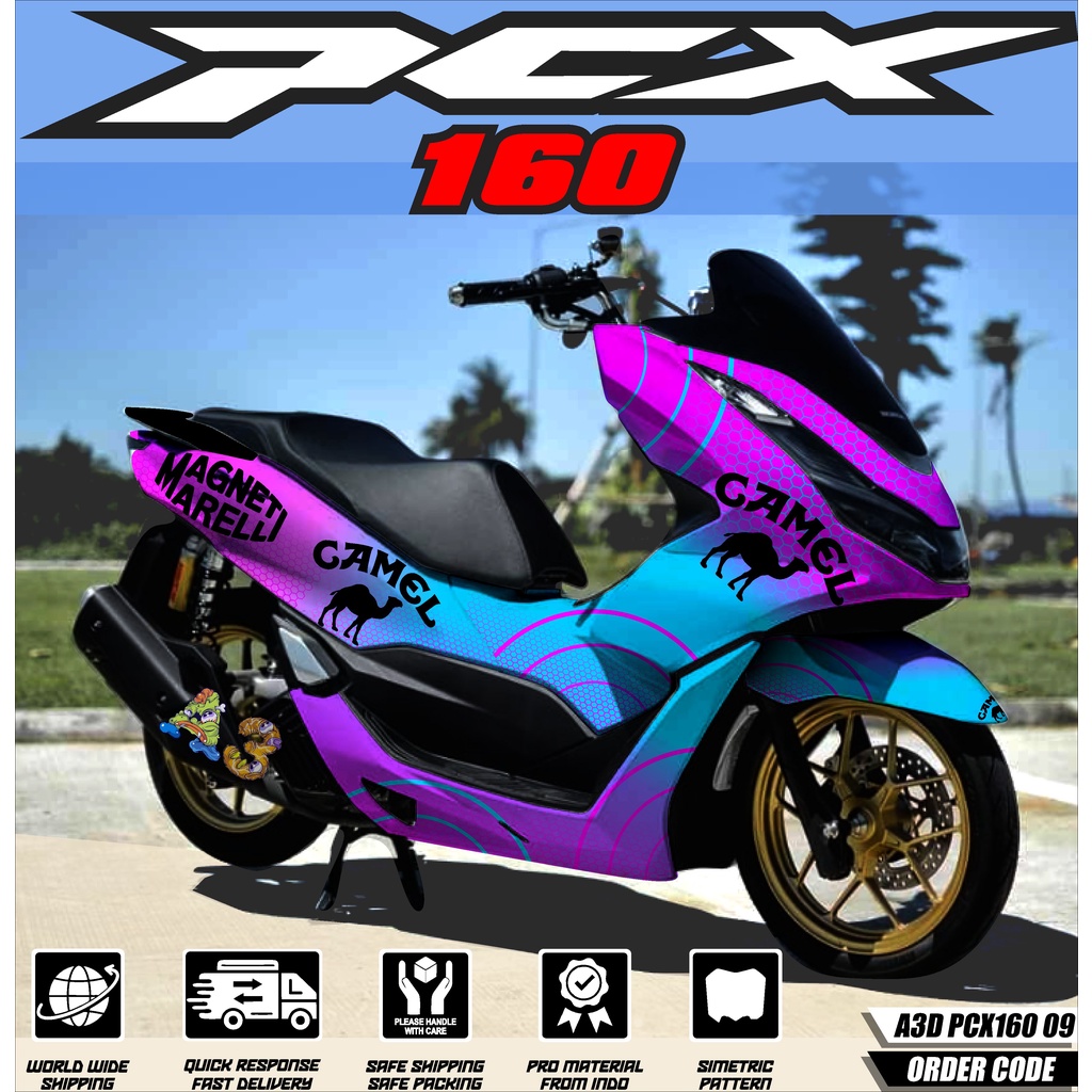 Decal Sticker PCX 160 2021 Fullbody - Dekal PCX 160 New Decal Sticker Honda PCX 160 2021 atriplegrap