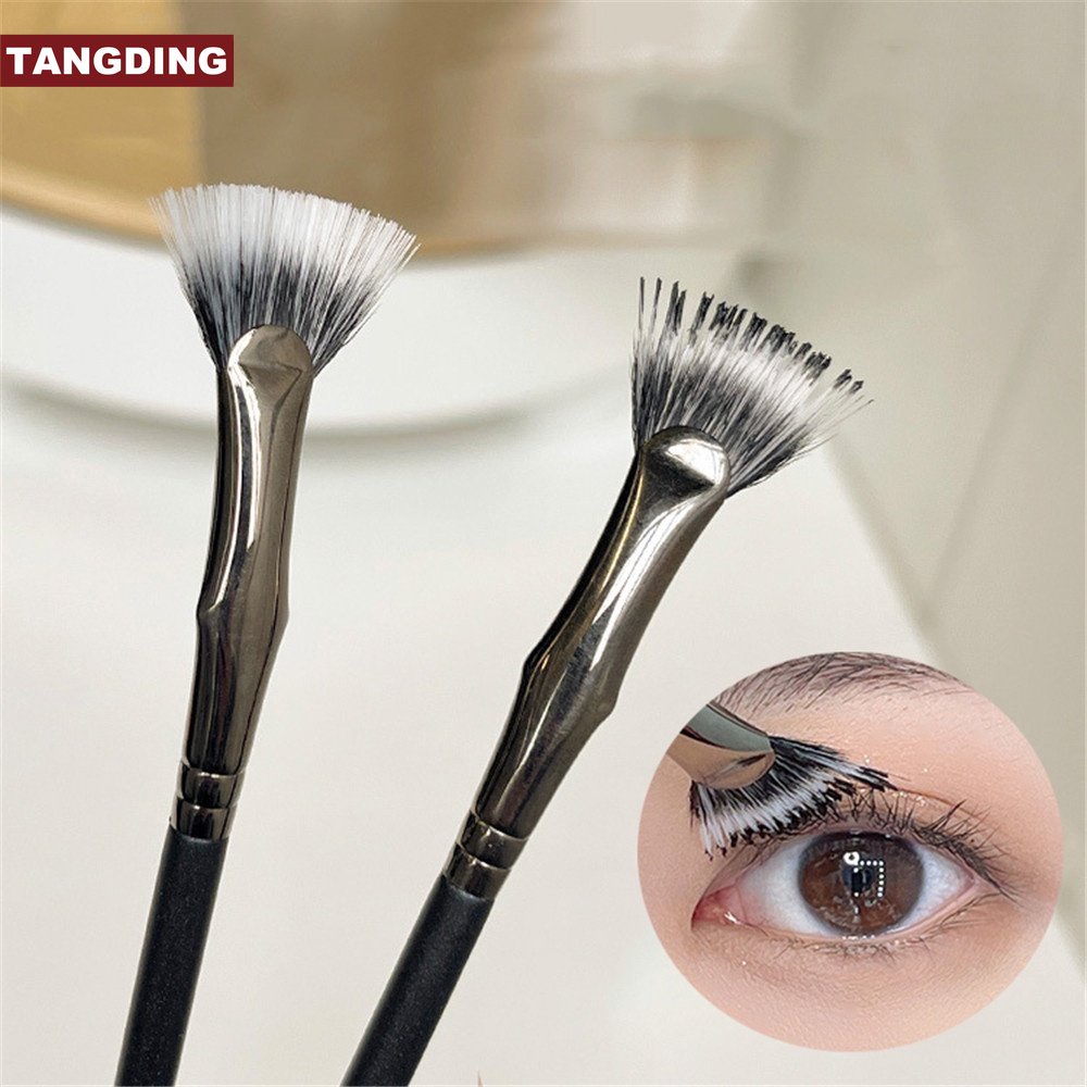 1 Pc Brush Maskara Bulu Mata Extension Bentuk Kipas Untuk Alat Makeup Wanita