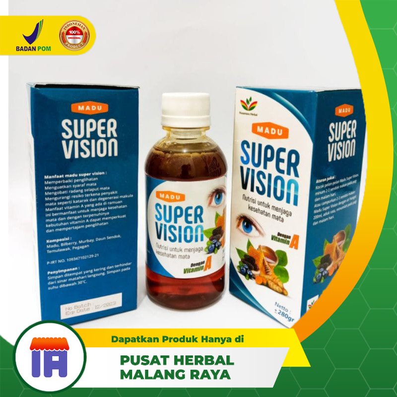 

[ ] - - KESEHATAN MATA VITAMIN MATA Madu SUPER VISION MADU SUPERVISION Nutrisi Menjaga Kesehatan Mata Vitamin Mata Mines dan Katarak