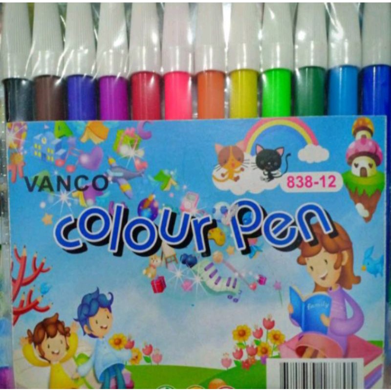 

Spidol warna 838 Vanco