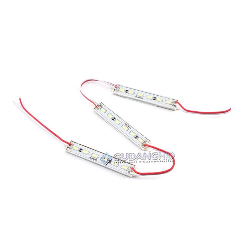 Lampu 6 Mata LED Strip Modul SMD 5630 / 5730 12V IP65 Waterproof