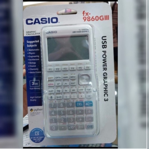 

Promo suku cadang Casio KALKULATOR Calculator Scientific FX 9860 G III FX98 Diskon