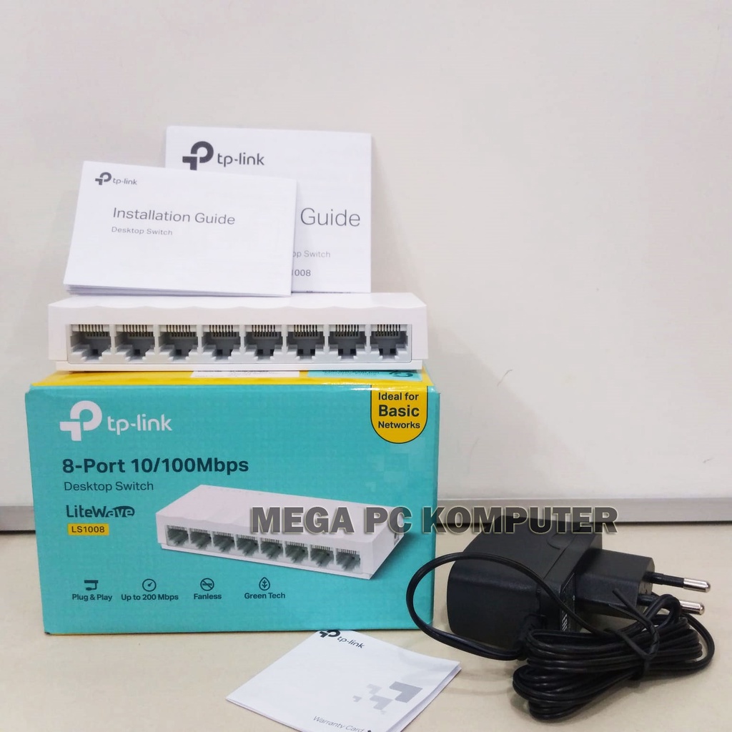 SWITCH HUB TP-LINK 8 Port 10/100Mbps