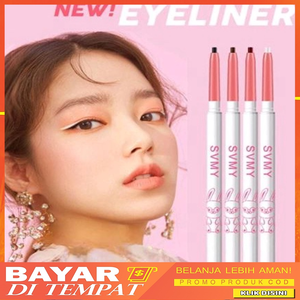 SVMY Eyeliner Mata Pink White Twisted Waterproof Tahan Air DJ 865