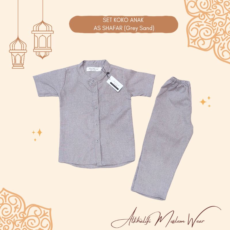 vol 2 - SET KOKO ANAK AS SHAFAR Premium Quality By Alkhalifi Moslem Wear