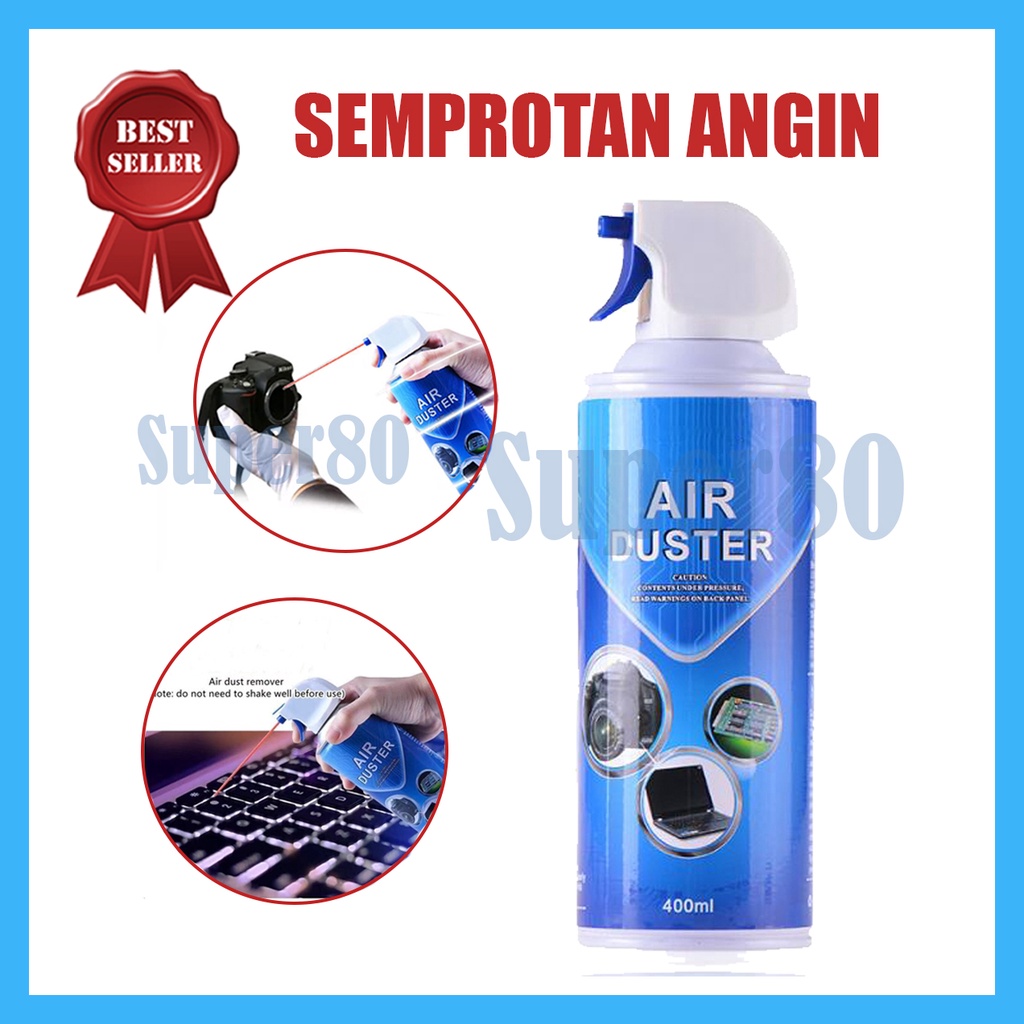 Air Duster Penyemprot Angin Udara High Pressure Tekanan Tinggi Pembersih Debu Lensa Kamera CPU Keyboard