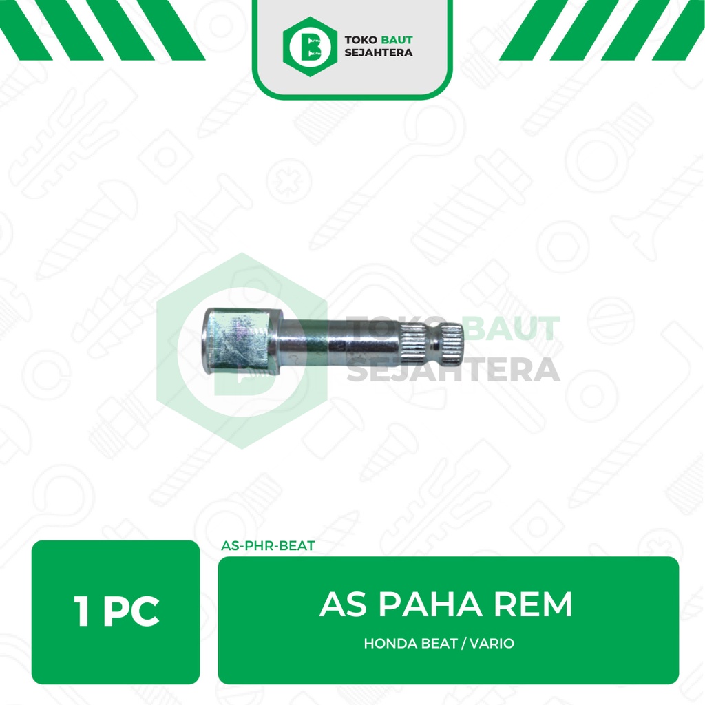 AS PAHA / TARIKAN REM TUTUP PANEL / TROMOL BELAKANG REM BEAT VARIO