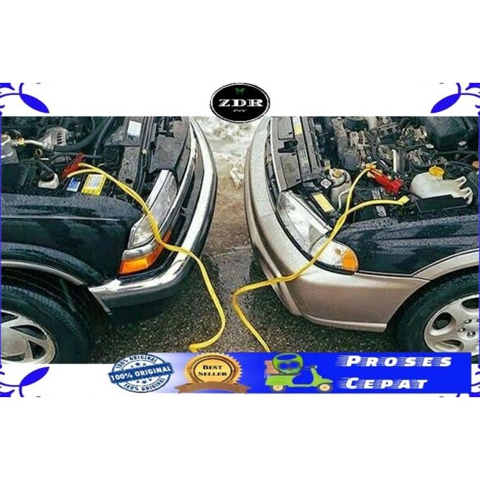kabel jumper aki mobil 200 A panjang 2.5m merk krisbow