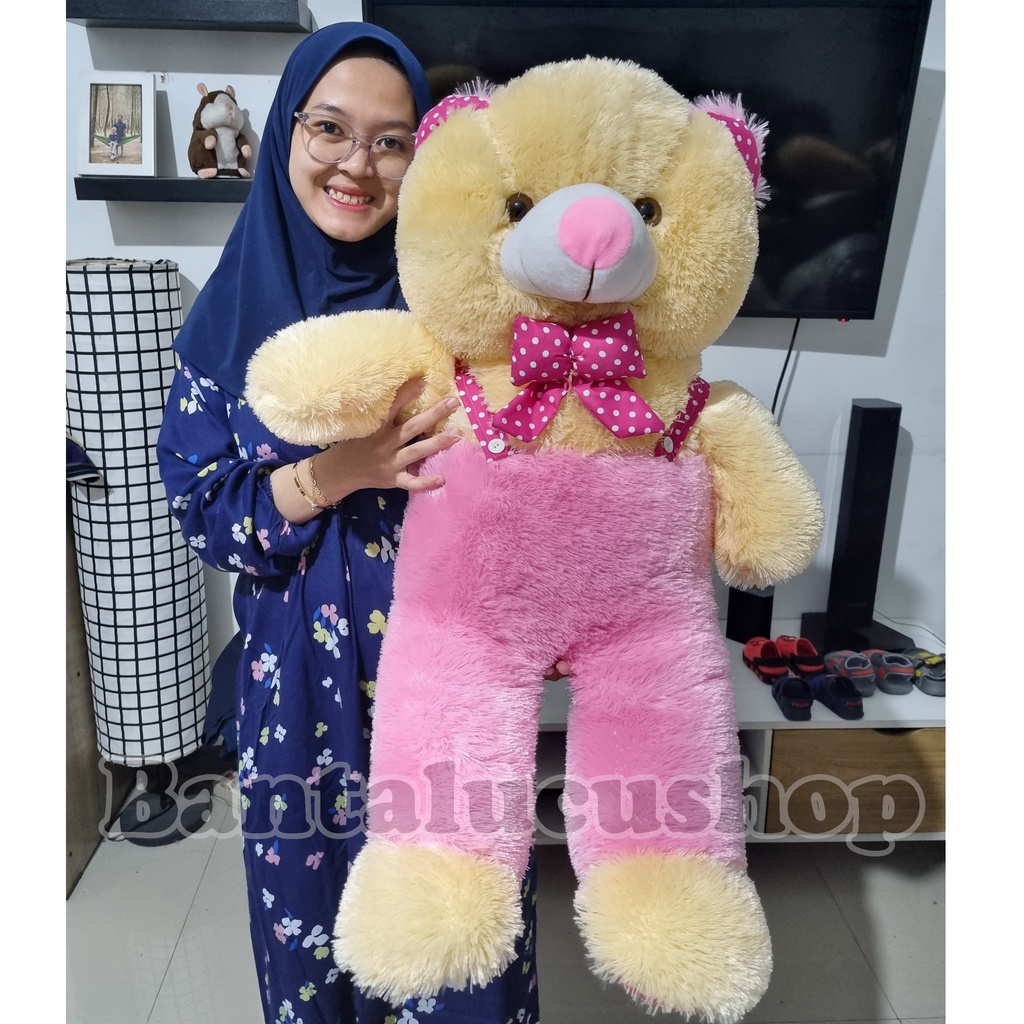 Boneka Teddy Bear Jumbo Jojon Beruang Jumbo Super 90CM SNI