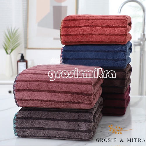 Handuk Mandi Dewasa Tebal handuk Ukuran Jumbo Dan 70x140cm Microfiber Lembut Daya Serap Tinggi SALUR