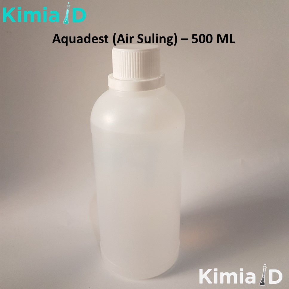 Aquadest 500ML Air Suling Air Murni Air PH 7 PH 7 Water Air Reagen Lab