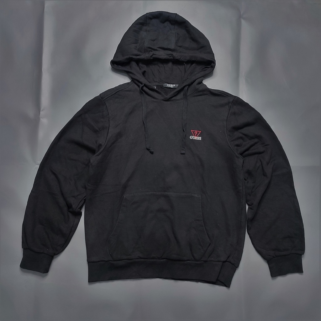 Hoodie Guess, Hitam - M
