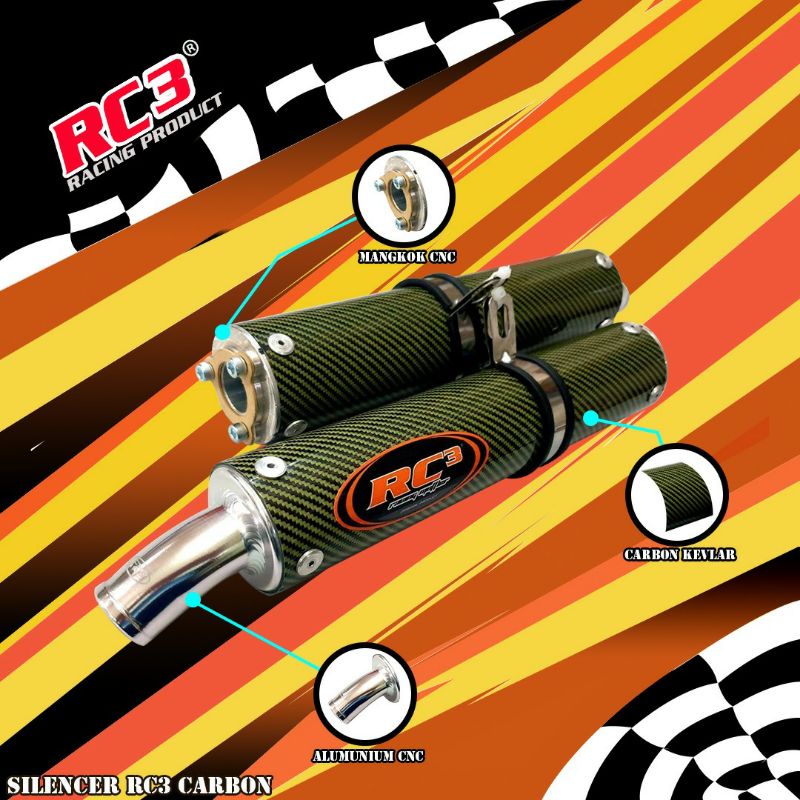 silinser silincer silenser silencer selencer selenser RC3 karbon 2tak