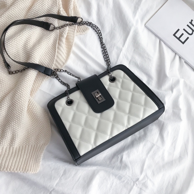 7495 Tas shoulder bag wanita import bahan PU leather berkualitas harga grosir bisa cod