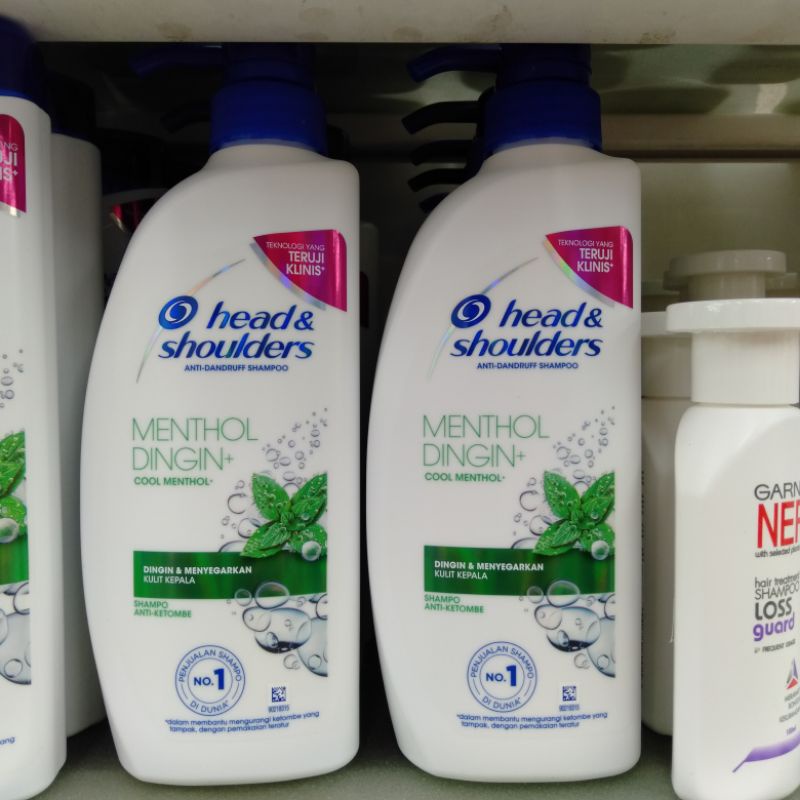 SHAMPOO H&S MENTHOL DINGIN PUMP 400ML