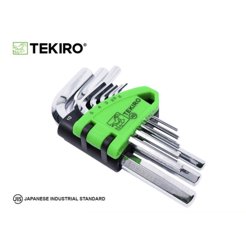 Kunci L pendek set 8pcs Tekiro hex key short set