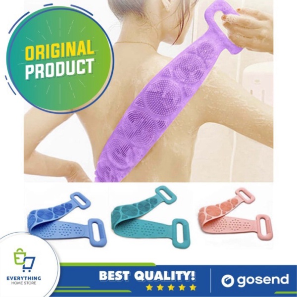 

Dijual Yomozone Silicone Back Scrubber for Shower Extra Long Dual Sided Body Murah