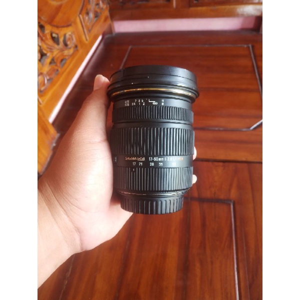 lensa sigma 17 50mm f2.8 for canon