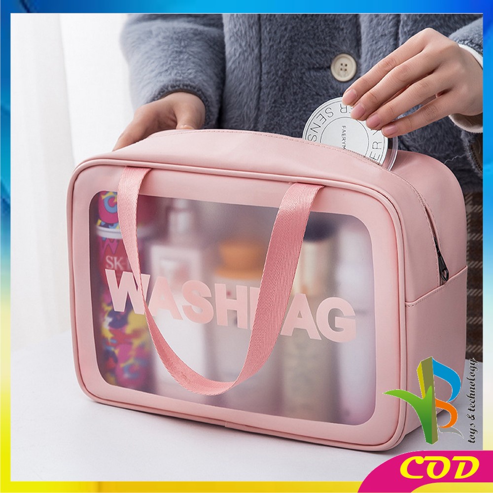 RB-T40 Tas WASHBAG Waterproof Pouch Travel Make Up Multifungsi / Tas Sabun Peralatan Mandi Traveling / Bag Organizer Tas Kosmetik Portable