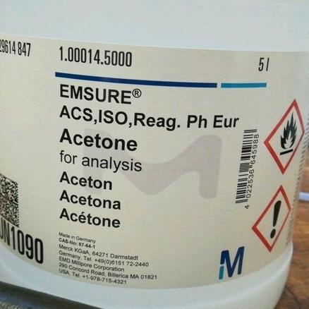 Acetone acetone Merck for analysis/ 500ml eceran
