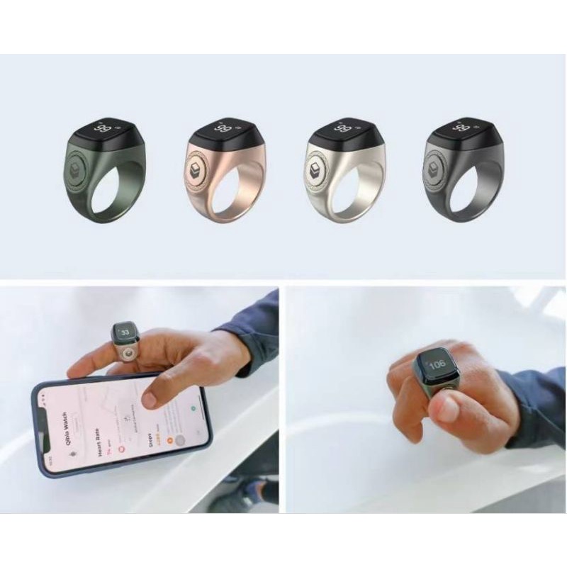 SMART RING IQIBLA/TASBIH DIGITAL KEREN KEKINIAN DESAIN DUBAI