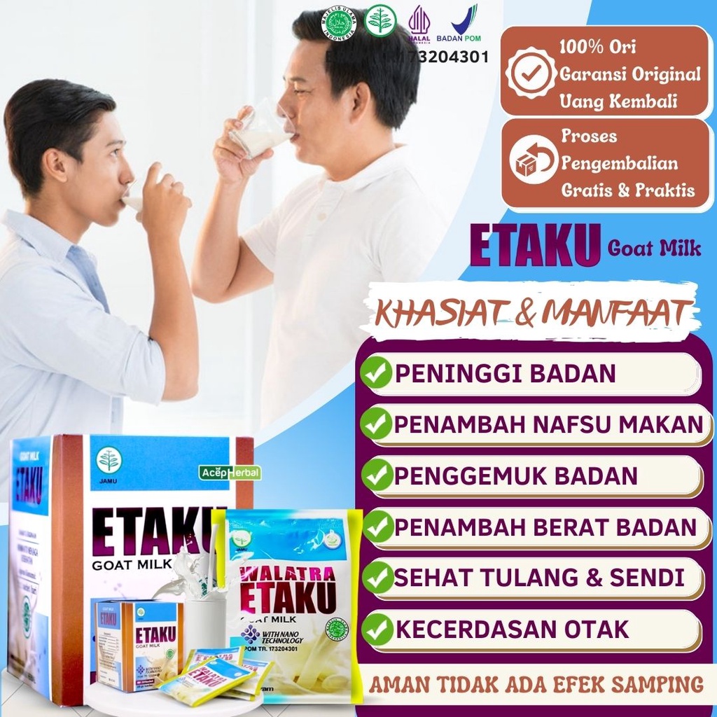 

Susu Peninggi Badan Penambah Tinggi Badan Anak Dan Dewasa Peninggi Badan Remaja Obat Nafsu Makan Anak Menambah Berat Badan Gemuk Sehat Susu Kambing Etawa Bubuk