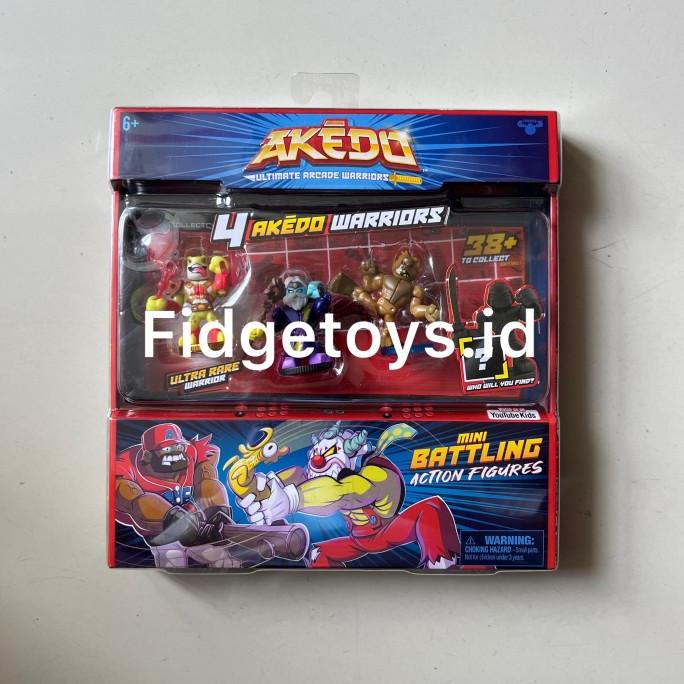 Akedo Ultimate Arcade Warriors - Warrior Collector 4-Pack