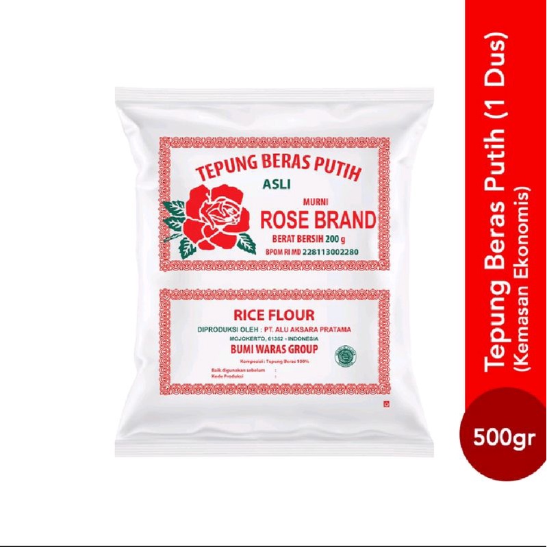 

Tepung Beras Putih Rosebrand 500gr