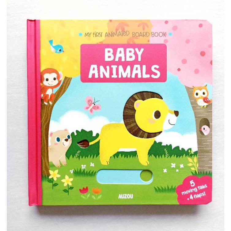 Jual Auzou My First Animated Board Book Baby Animals Shopee Indonesia