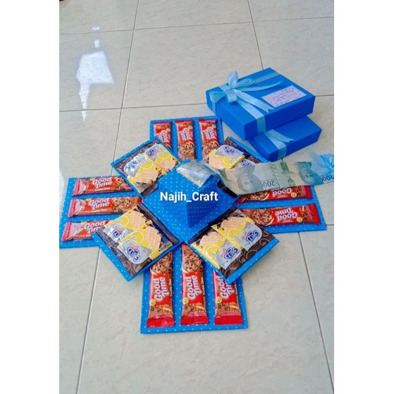 

EXPLOSION BOX SNACK/KOTAK KEJUTAN SNACK/EXPLOSION BOX KOSONGAN