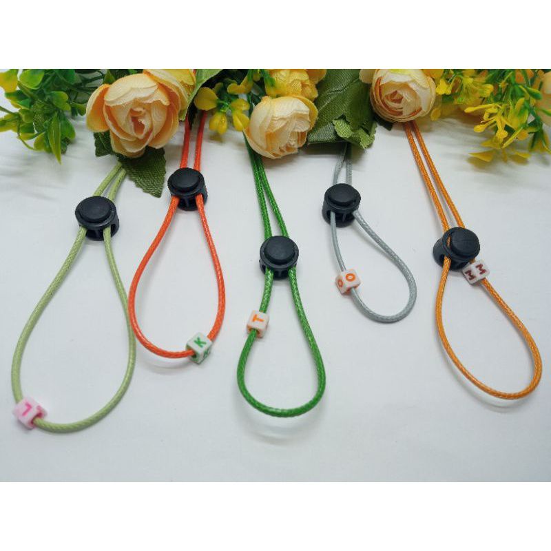 Strap Mask Tali Korea Polos Kalung Strap Masker Kekinian Headloop Strap Mask Karakter Cewek Cowok Si