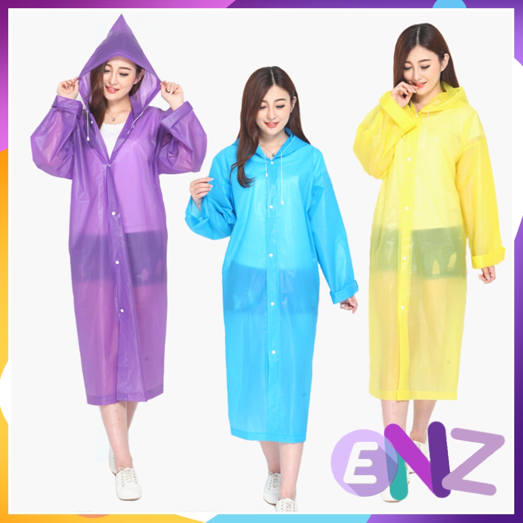 ENZ ® JAS HUJAN EVA TRANSPARANT TEBAL MODEL KOREA DEWASA DAN ANAK / Jas Hujan Dewasa dan Anak Polos  Warna / Botol Viral Gemoy Motivasi 2 Liter / Payung Magic 3D / Blender Mini / Keset Viral Karakter / Pisau Dapur Set O1026.01