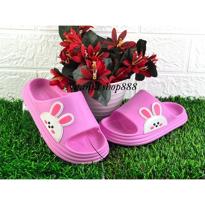 SANDAL SELOP PEREMPUAN MEREK  BAHAN KARET ANTI LICIN UK 24-29 BC-033