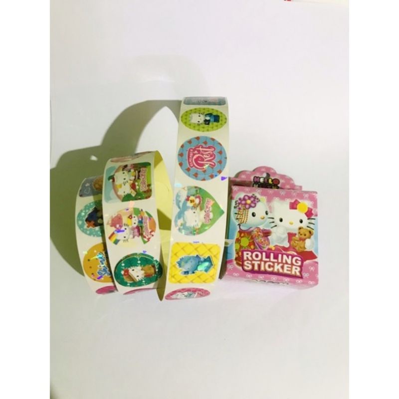 Stiker Roll anak karakter Lucu Murah / Rolling Sticker Murah