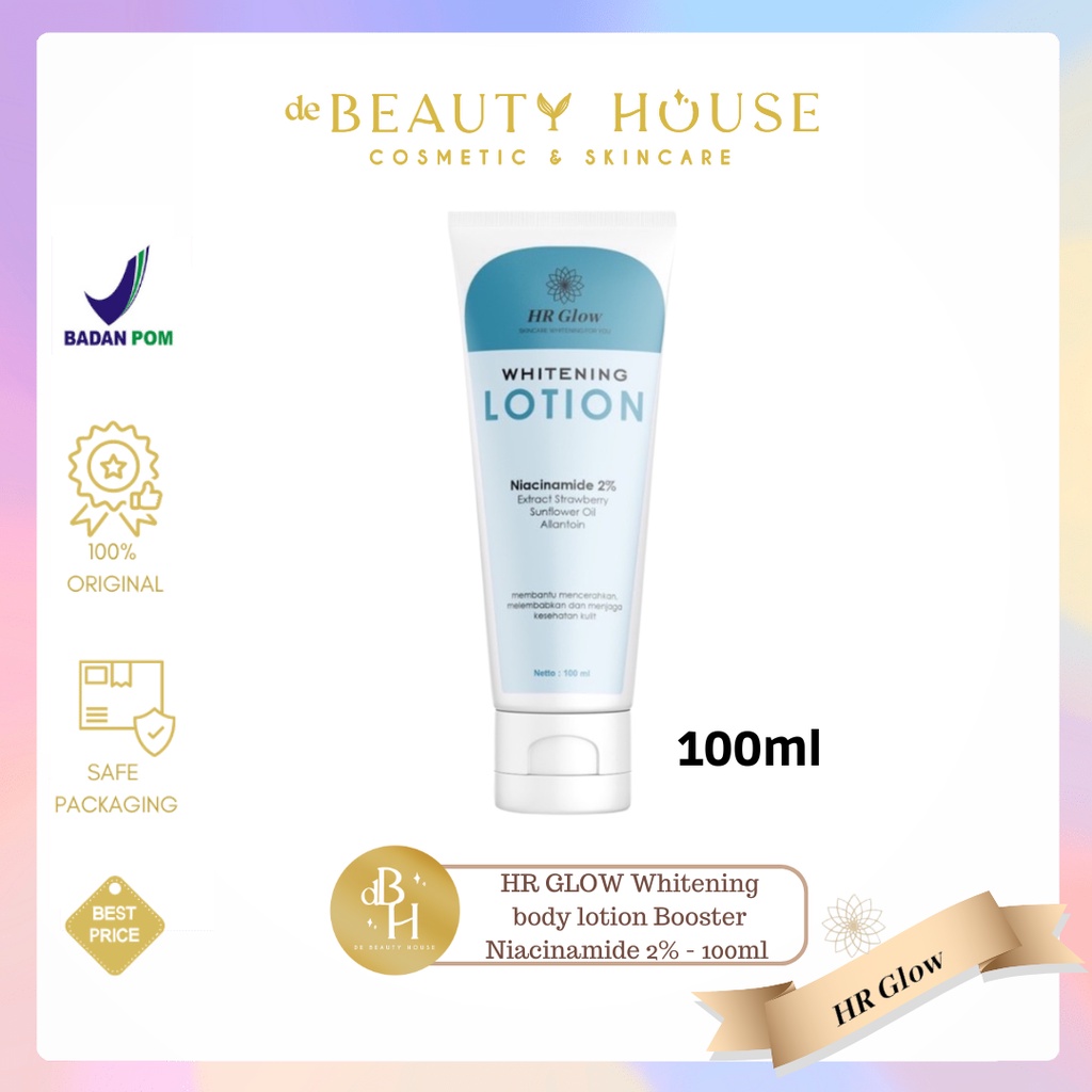 HR GLOW Whitening lotion Booster Niacinamide 2% 100ML