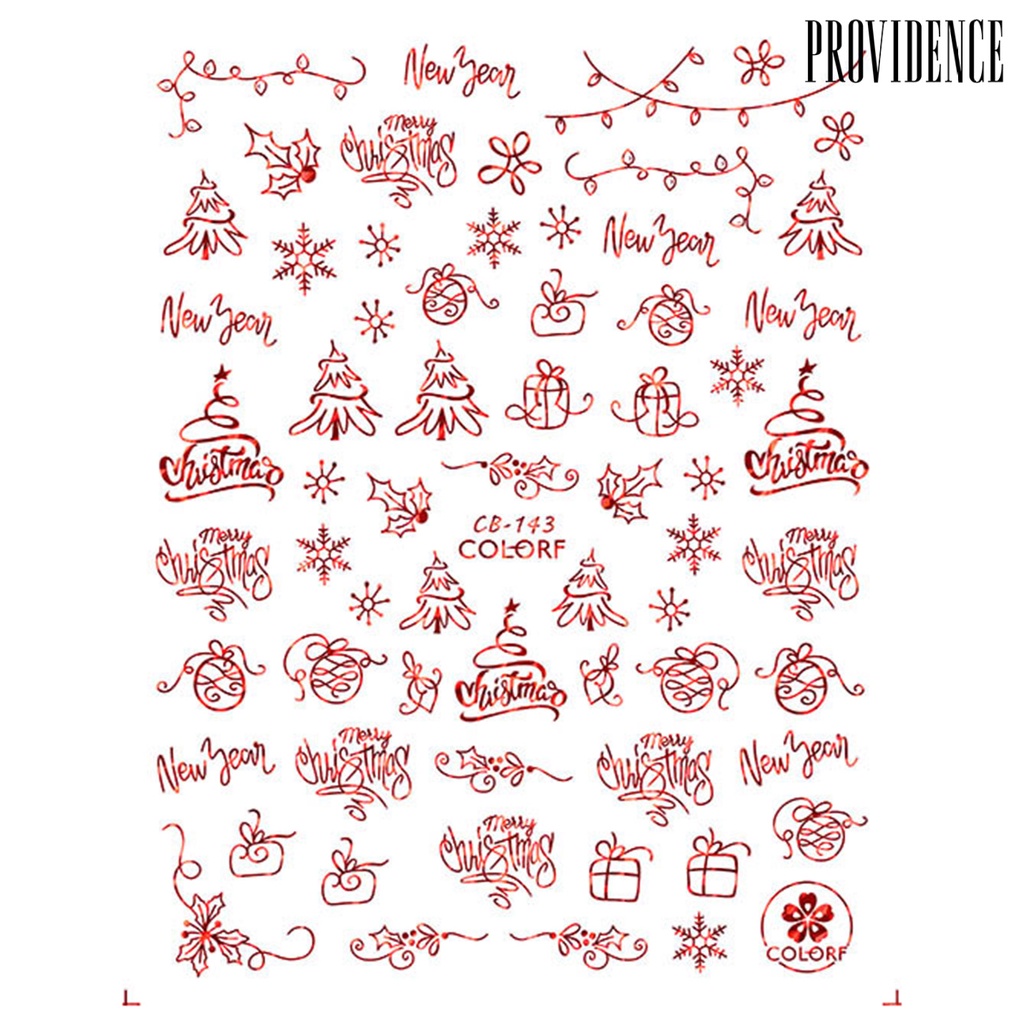 Providence Stiker Kuku DIY Ukuran Mini Untuk Wanita