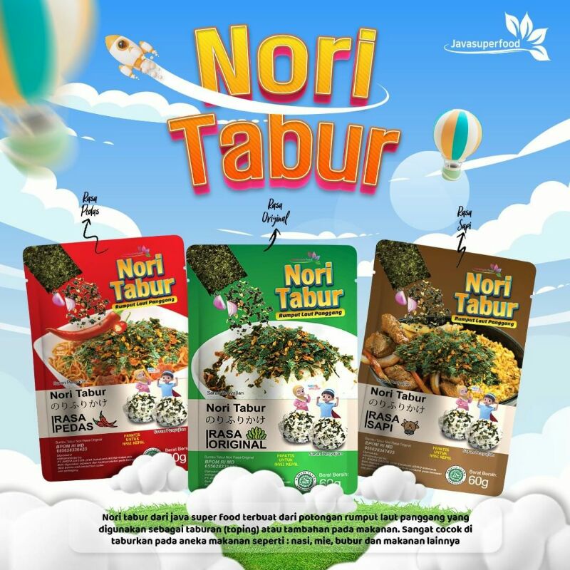 Java Super Food Nori Tabur 60 gram Halal