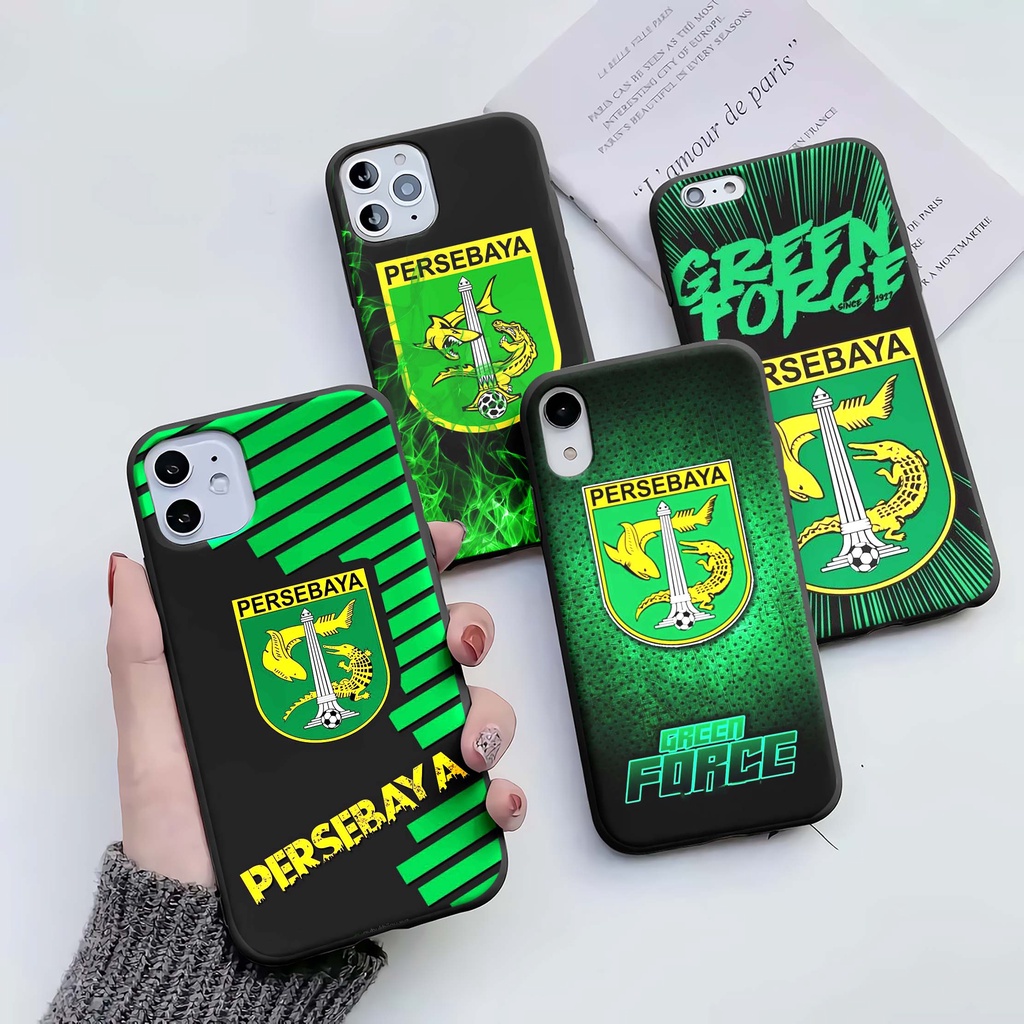 Soft Case Persebaya Hp Oppo F5 F7 F9 F11 pro A5s A11k A12 A94 Reno 6 4 5F 4pro Bahan Karet Lentur