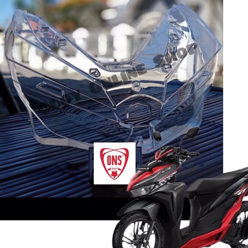 Kaca mika lampu depan Vario 125 150 led new tahun 2019 2020 2021