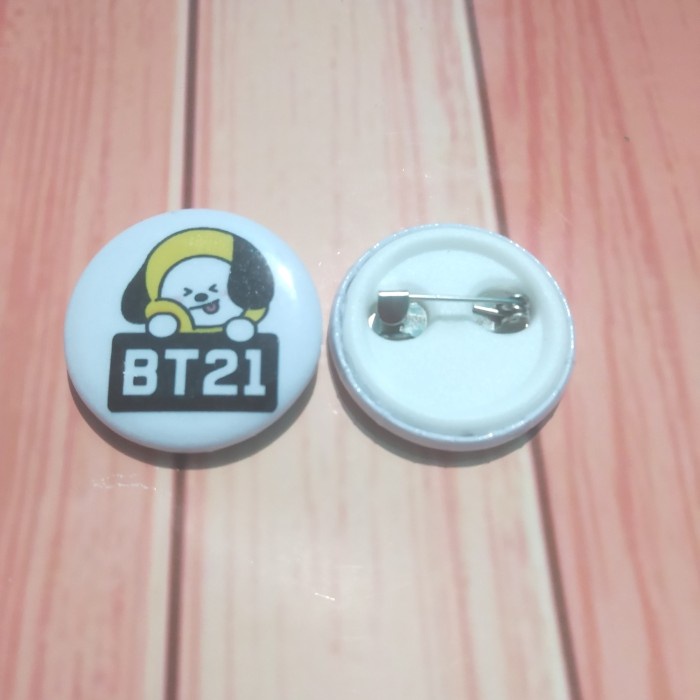 Souvenir Pin 25Mm Peniti Bros Button Murah Custom