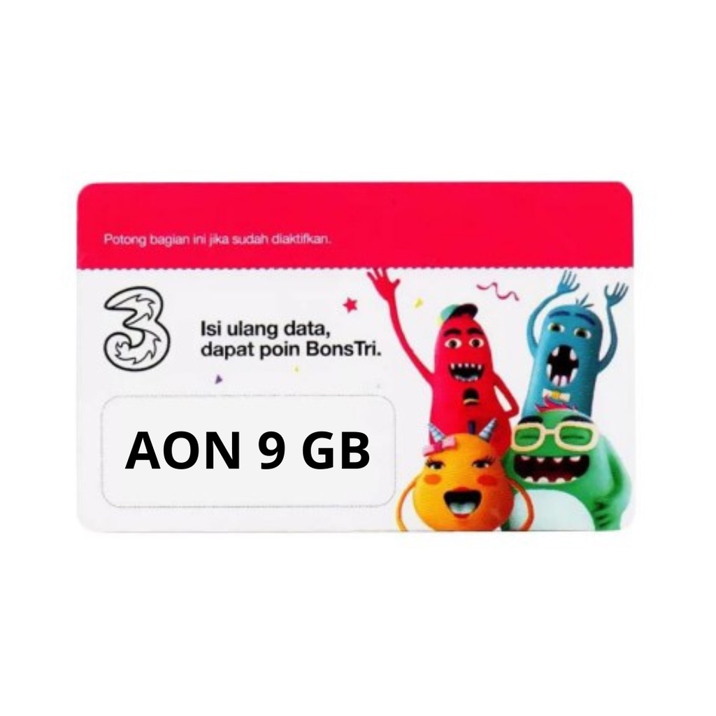 VOUCHER TRI AON 9GB