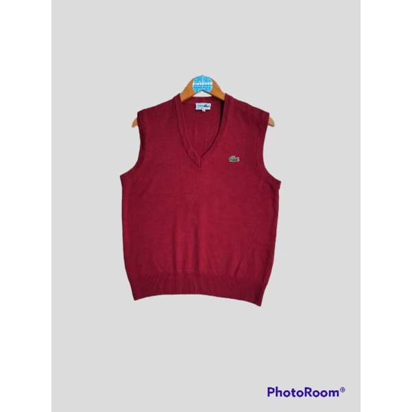 ROMPI RAJUT LACOSTE SECOND VEST RAJUT PRIA WANITA VINTAGE