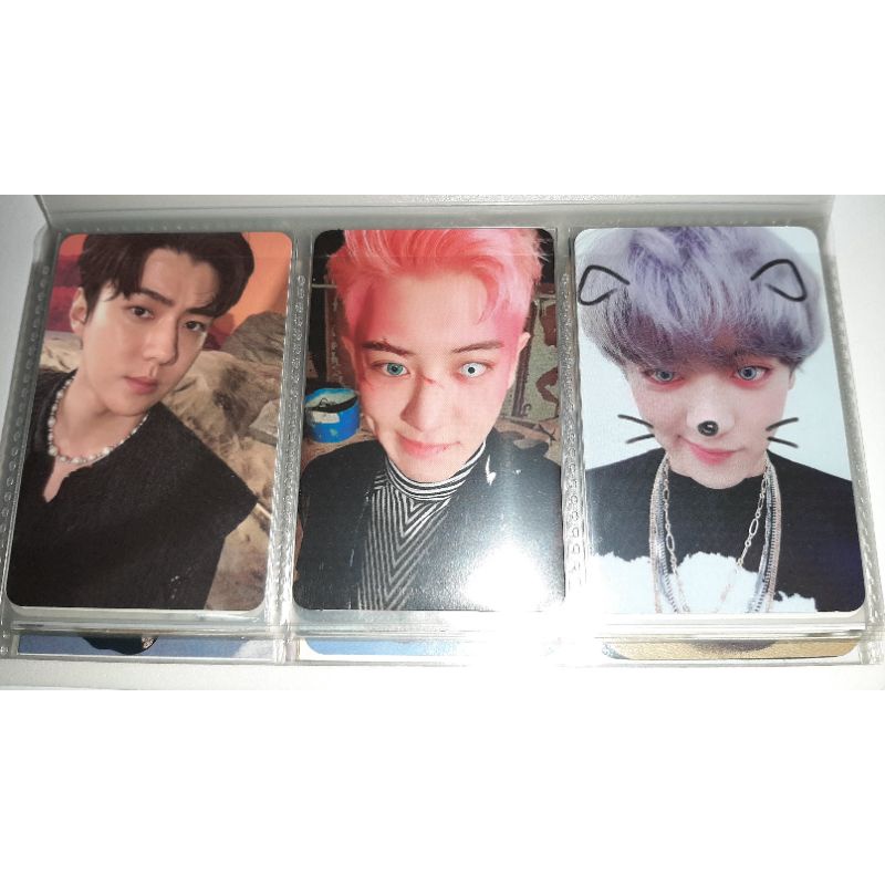 PC Chanyeol Sehun EXO photocard don't mess up my tempo obsession don't fight the feeling dftf