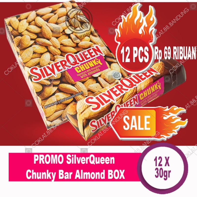 

pink SILVERQUEEN CHUNKY BAR 1 TOPLES 12 PCS X 26 GRAM ex 30gr, COKLAT SILVER QUEEN CHUNKY BAR MINI