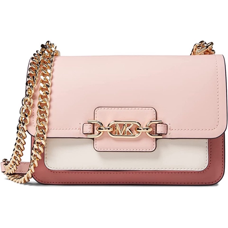 Michael Kors MK Heather Shoulder Bag Large Smokey Rose Multi