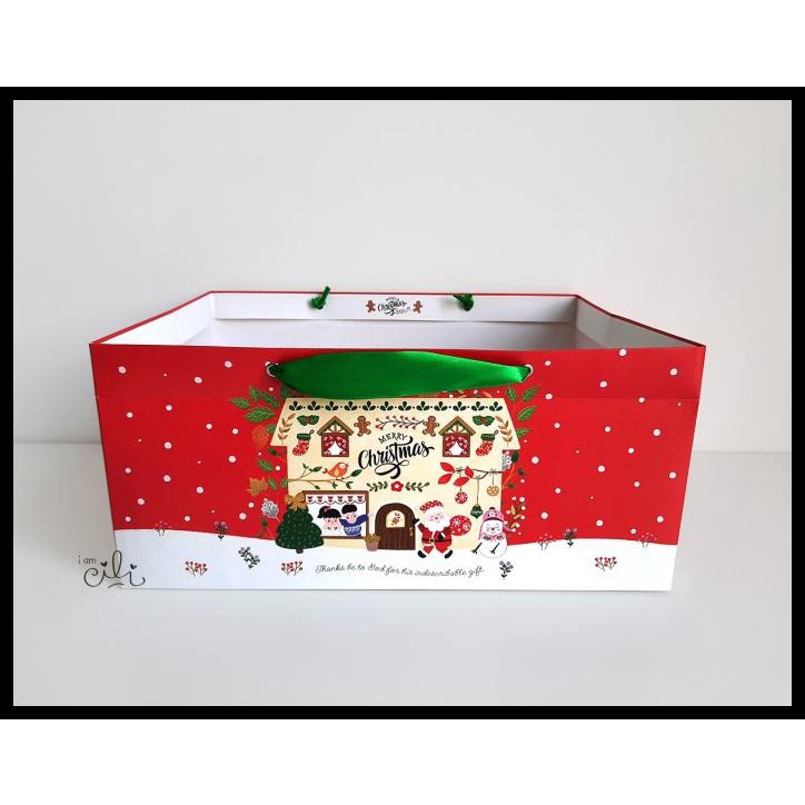 

(Paperbag Joyful Christmas ) Natal Christmas 33 X 24 X 15 Cm